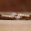 Marquise Cut Lab Grown Diamond Wedding Band