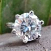 7.39 CT Round Brilliant Cut Classic Solitaire Engagement Ring