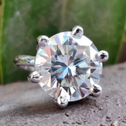7.39 CT Round Brilliant Cut Classic Solitaire Engagement Ring