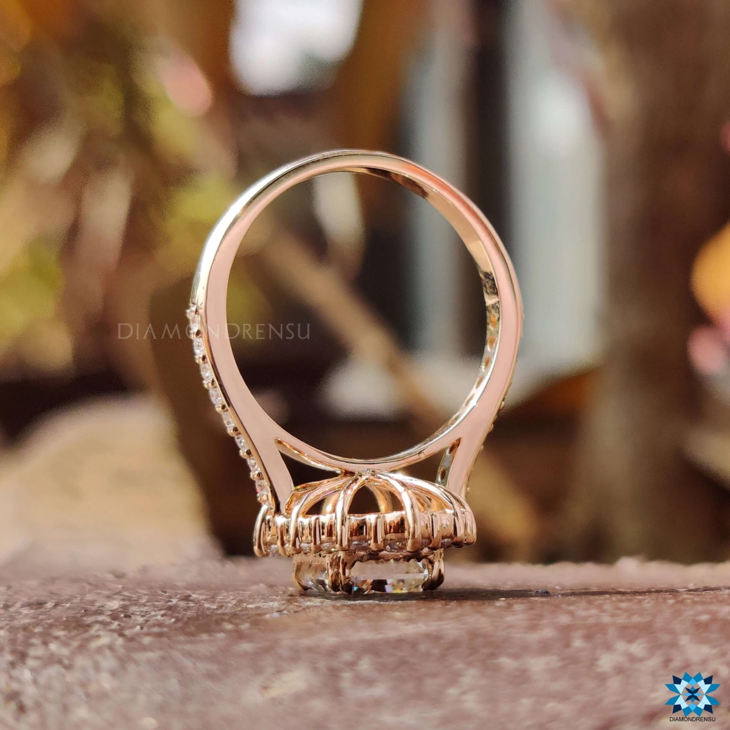 2.87 TCW Radiant Moissanite Antique Vintage Style Engagement Ring - Image 8