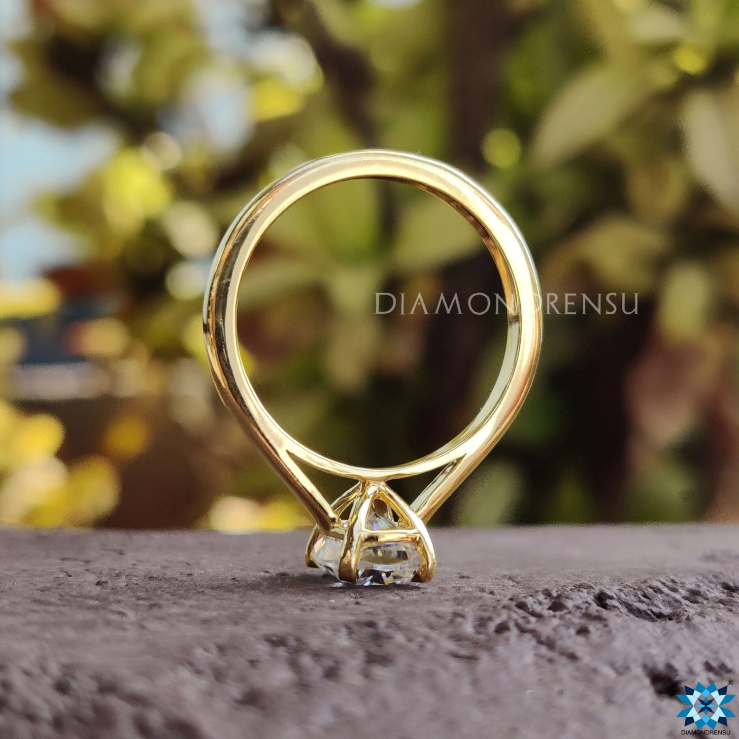 1.25 CT Cushion Cut Amazing Cathedral Set Moissanite Engagement Ring - Image 6