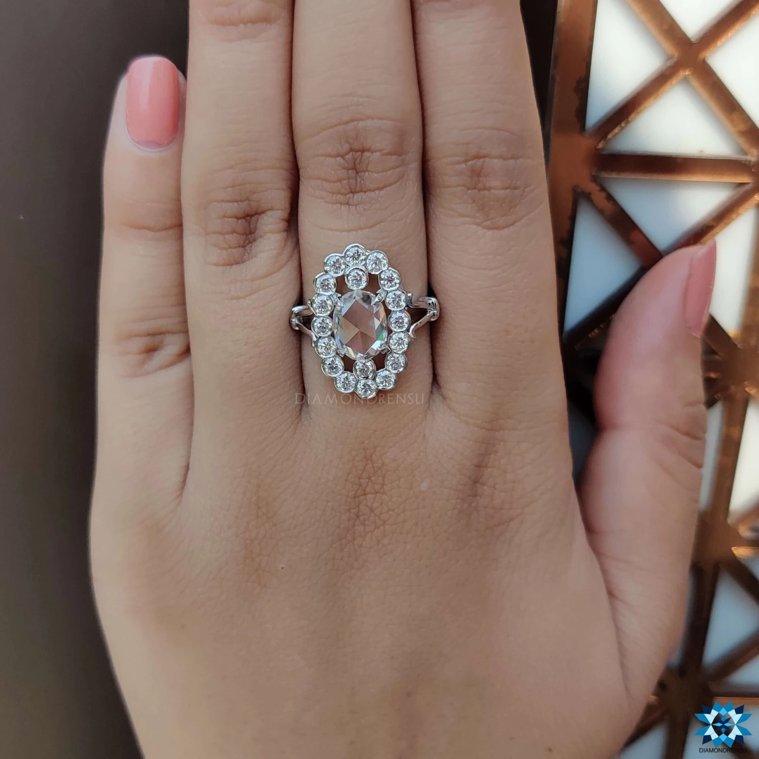 Rose Cut Moissanite Ring - Vintage Elegance - Image 8