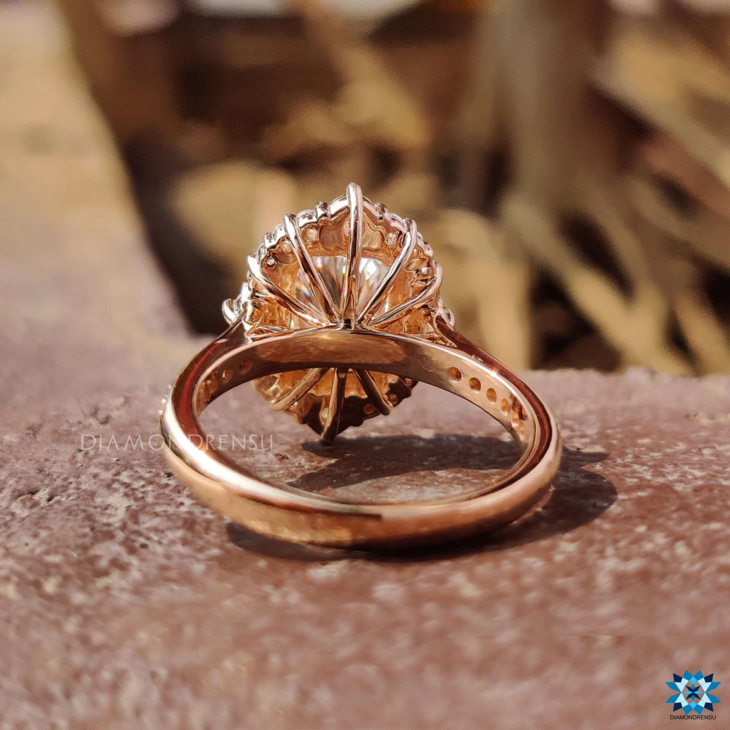 2.87 TCW Radiant Moissanite Antique Vintage Style Engagement Ring - Image 7